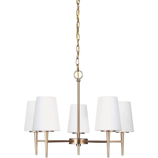 Driscoll Five Light Chandelier by Visual Comfort & Co.. Made from steel in a unique style.