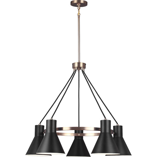 Towner 5-Light Chandelier by Visual Comfort & Co.. Made from steel in a unique style.