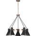 Towner 5-Light Chandelier by Visual Comfort & Co.. Made from steel in a modern style.