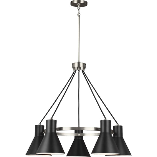 Towner 5-Light Chandelier by Visual Comfort & Co.. Made from steel in a unique style.