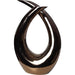Loop Sculpture by Global Views. Made from ceramic in a modern style.