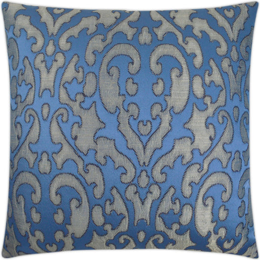 Bokhara Pillow by DV Kap Home. Made from 60% polyester, 20% rayon, 10% linen, 10% cotton in a unique style.