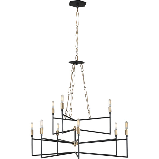 Bodie Chandelier by Varaluz in havana gold, carbon. Made from unique in a eclectic & global style.