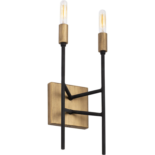 Bodie Ada 2-Light Sconce by Varaluz in havana gold/carbon black. Made from unique in a modern style.