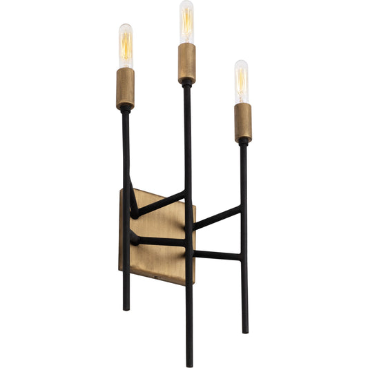 Bodie Ada 3-Light Sconce by Varaluz in havana gold/carbon black. Made from unique in a modern style.