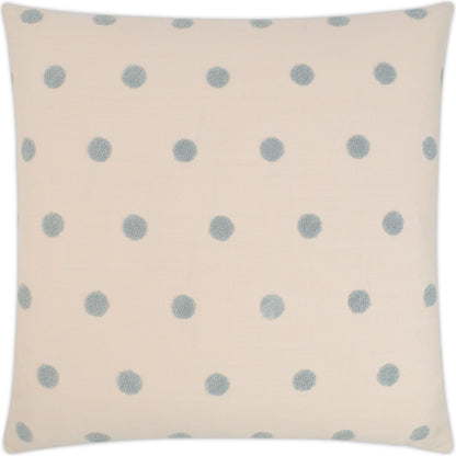 Puff Dotty by DV Kap Home in blush, pink. Made from 100% polyester embroidery in a modern style.