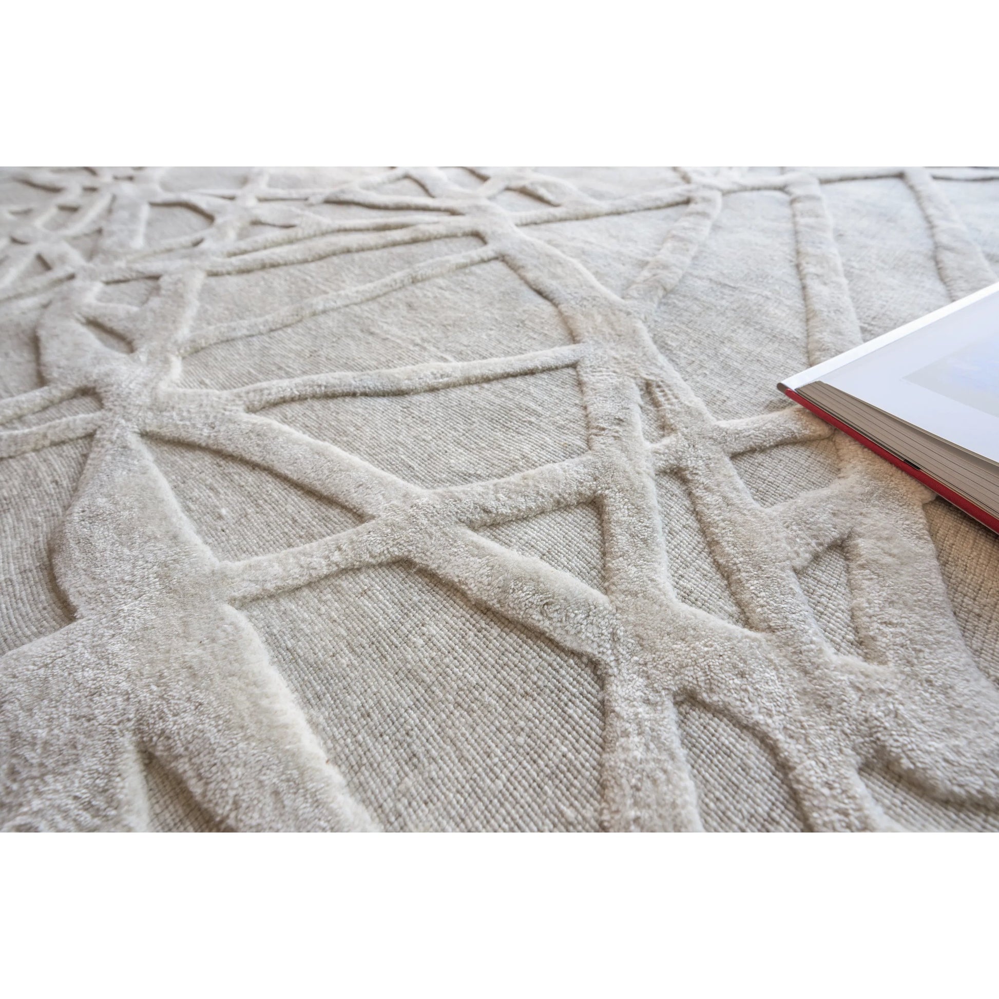 Windsor Rug by Exquisite Rugs. Made from wool, bamboo silk in a unique style.