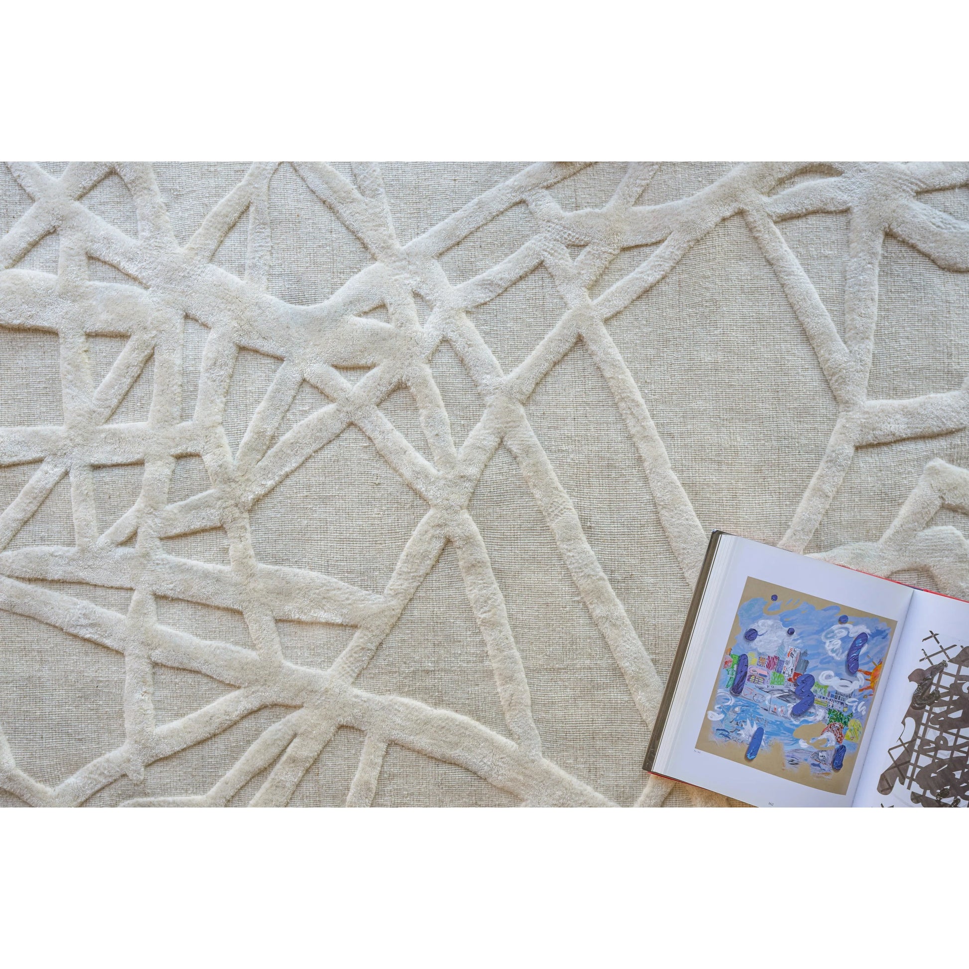 Windsor Rug by Exquisite Rugs. Made from wool, bamboo silk in a unique style.