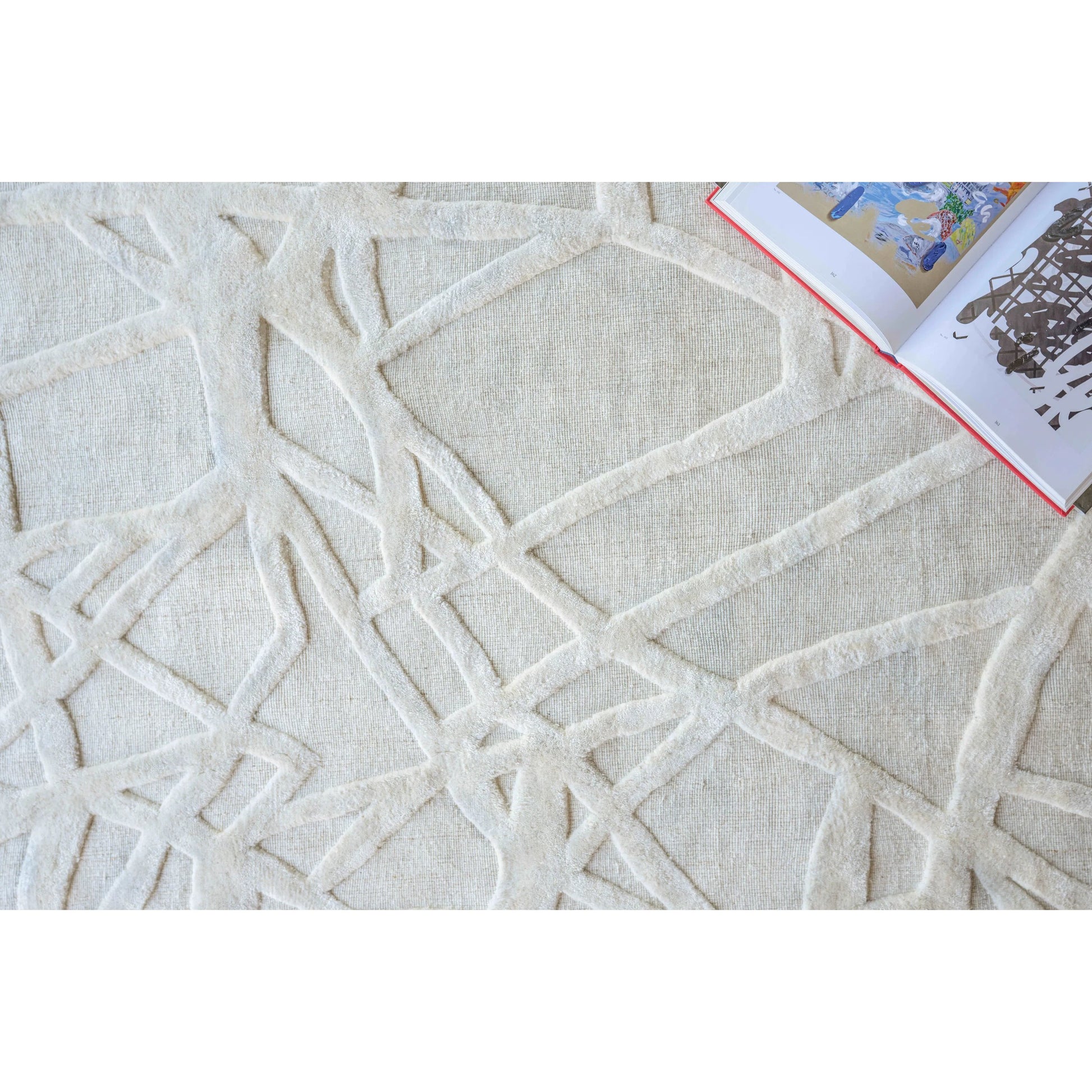 Windsor Rug by Exquisite Rugs. Made from wool, bamboo silk in a unique style.