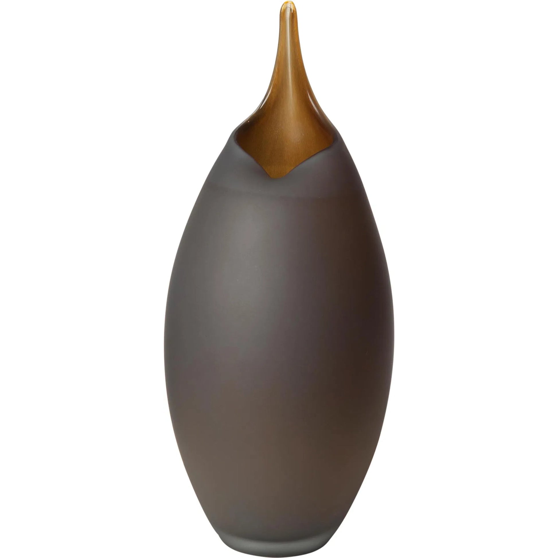 Frosted Vase by Global Views. Made from glass in a modern style.
