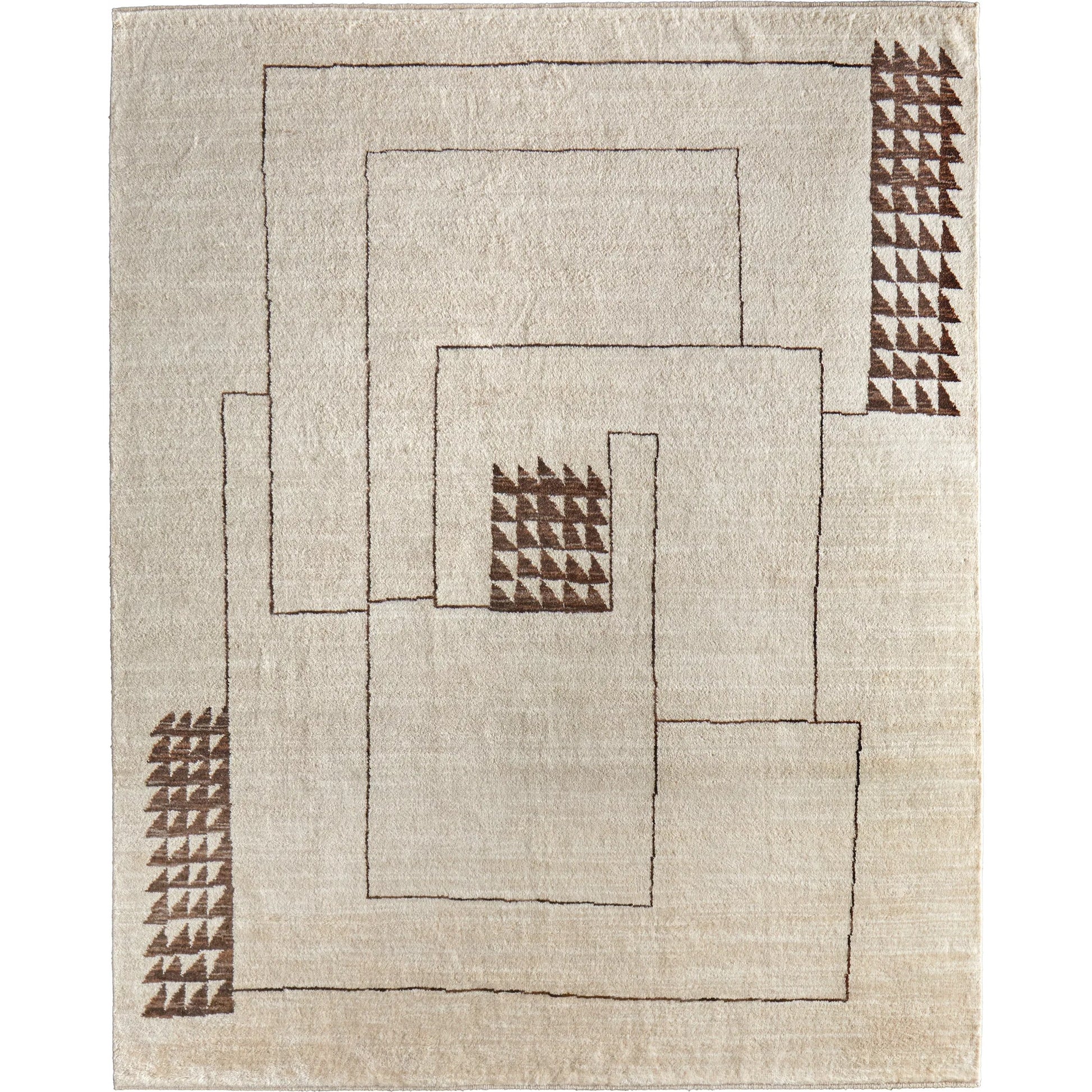 Agape AGP69H7F Rug by Feizy in ivory, brown. Made from wool in a unique style.