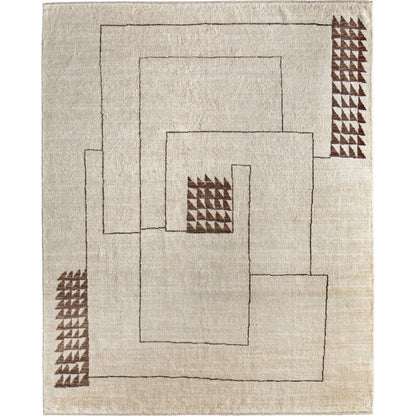 Agape AGP69H7F Rug by Feizy in ivory, brown. Made from wool in a unique style.