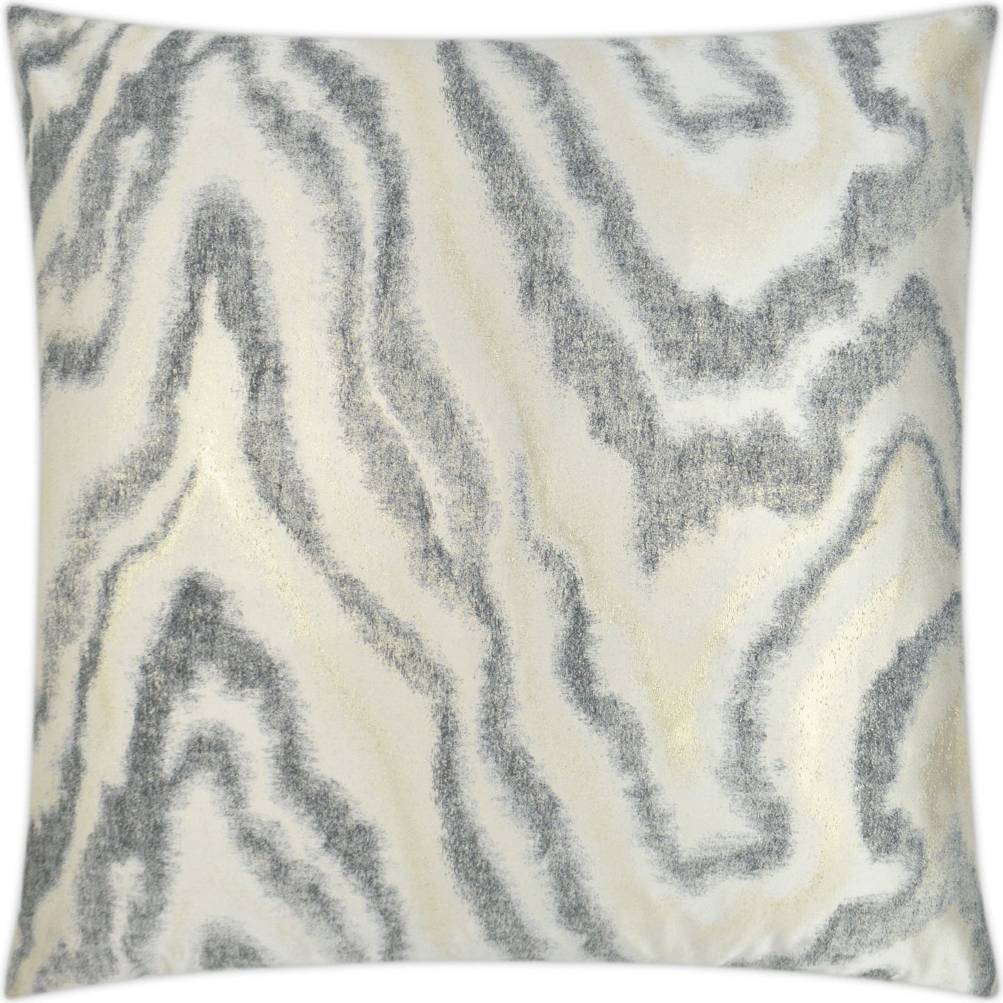 002 SR-740039 | Primary Silo | Waves by DV Kap Home in gray, gold, charcoal. Made from 100% polyester, lurex in a modern style.