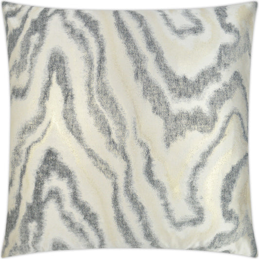Waves by DV Kap Home in gray, gold, charcoal. Made from 100% polyester, lurex in a modern style.