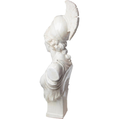 Athena Sculpture by Global Views. Made from italian ceramic in a traditional style.