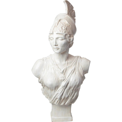 Athena Sculpture by Global Views. Made from italian ceramic in a traditional style.