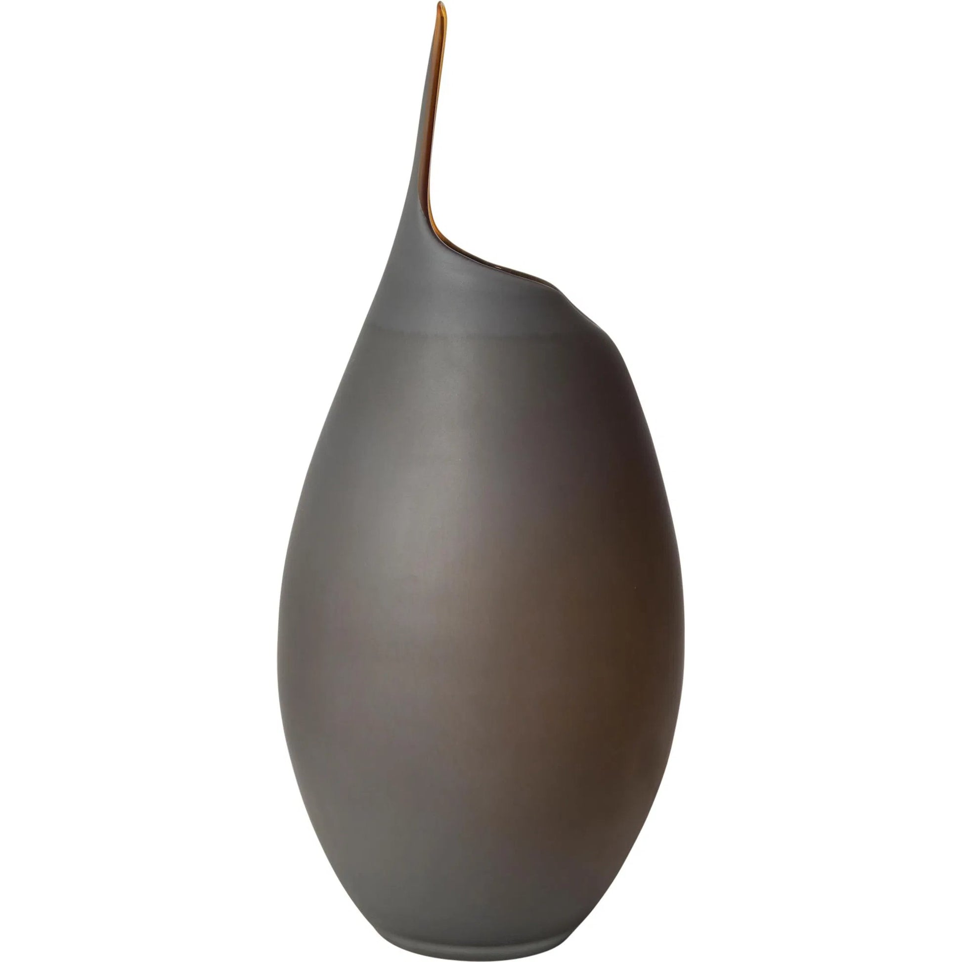 Frosted Vase by Global Views. Made from glass in a modern style.