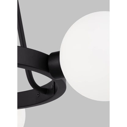 Clybourn Three Light Chandelier by Visual Comfort & Co.. Made from steel in a modern style.
