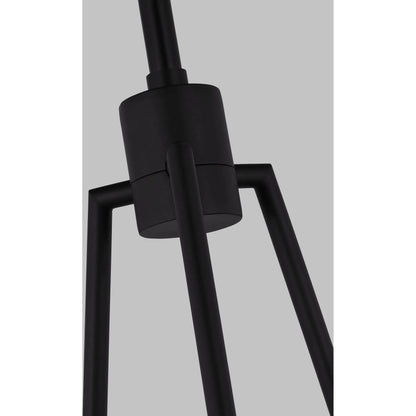 Clybourn Three Light Chandelier by Visual Comfort & Co.. Made from steel in a modern style.