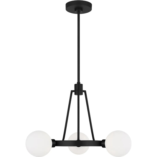 Clybourn Three Light Chandelier by Visual Comfort & Co.. Made from steel in a unique style.