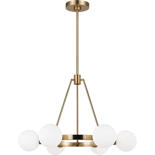 001 SI-2226086 | Primary Silo | Clybourn Six Light Chandelier by Visual Comfort & Co.. Made from steel in a unique style.