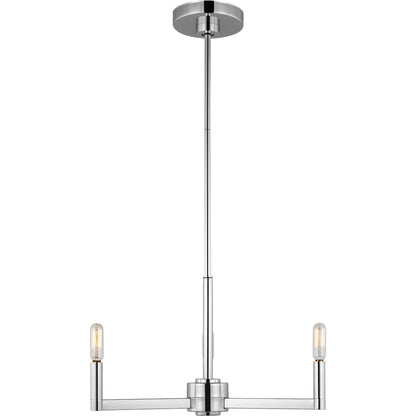 Fullton Three Light Chandelier by Visual Comfort & Co.. Made from steel in a unique style.