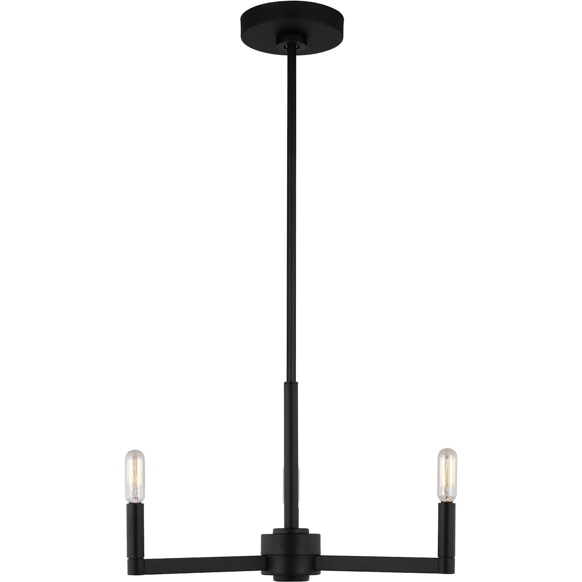 Fullton Three Light Chandelier by Visual Comfort & Co.. Made from steel in a unique style.
