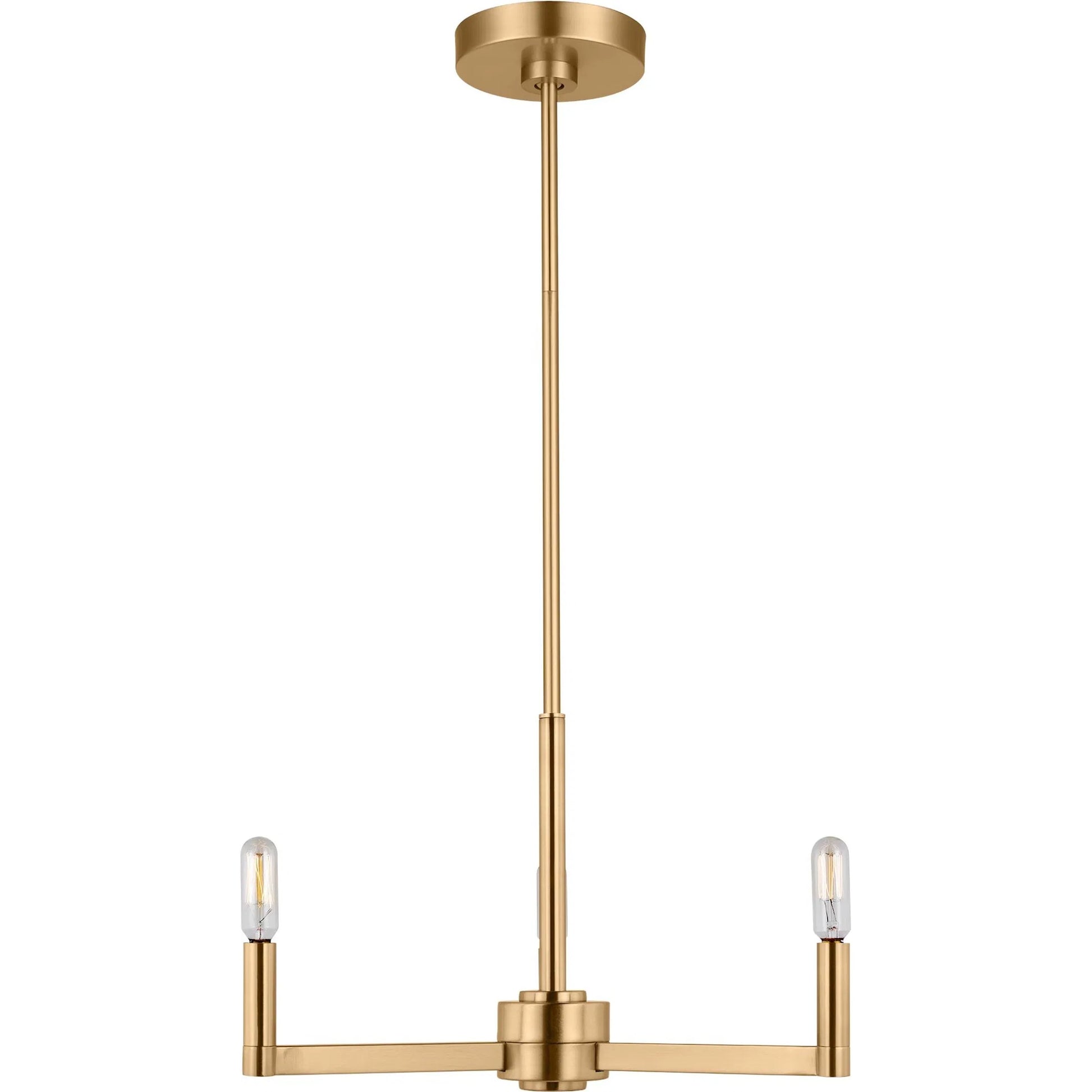 Fullton Three Light Chandelier by Visual Comfort & Co.. Made from steel in a unique style.