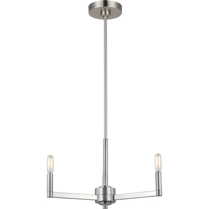 Fullton Three Light Chandelier by Visual Comfort & Co.. Made from steel in a unique style.