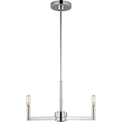 Fullton Three Light Chandelier by Visual Comfort & Co.. Made from steel in a unique style.