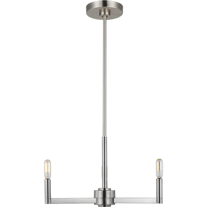 Fullton Three Light Chandelier by Visual Comfort & Co.. Made from steel in a unique style.