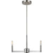 Fullton Three Light Chandelier by Visual Comfort & Co.. Made from steel in a unique style.