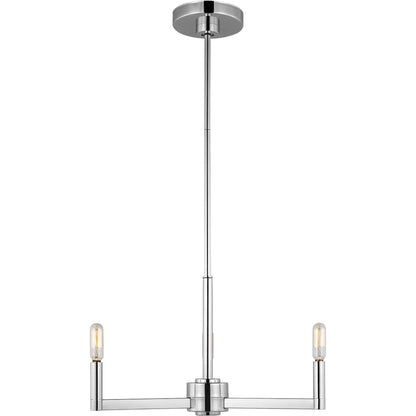 Fullton Three Light Chandelier by Visual Comfort & Co.. Made from steel in a unique style.