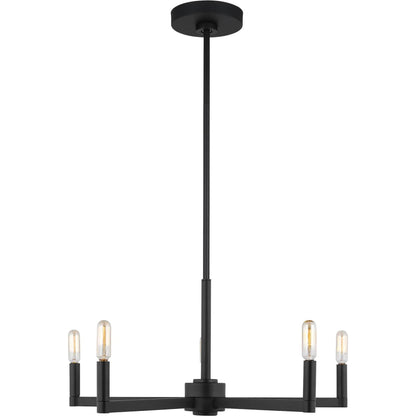 Fullton Five Light Chandelier by Visual Comfort & Co.. Made from steel in a unique style.