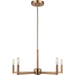 Fullton Five Light Chandelier by Visual Comfort & Co.. Made from steel in a unique style.