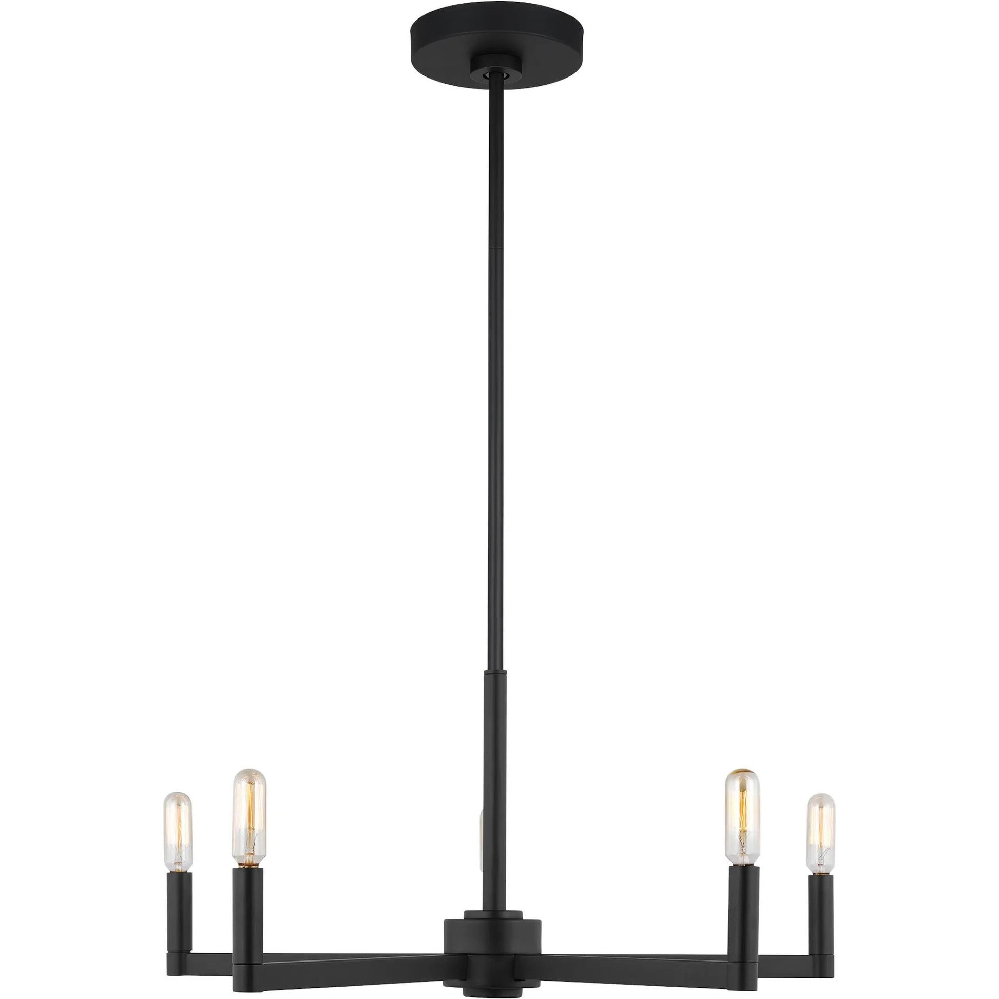 Fullton Five Light Chandelier by Visual Comfort & Co.. Made from steel in a unique style.