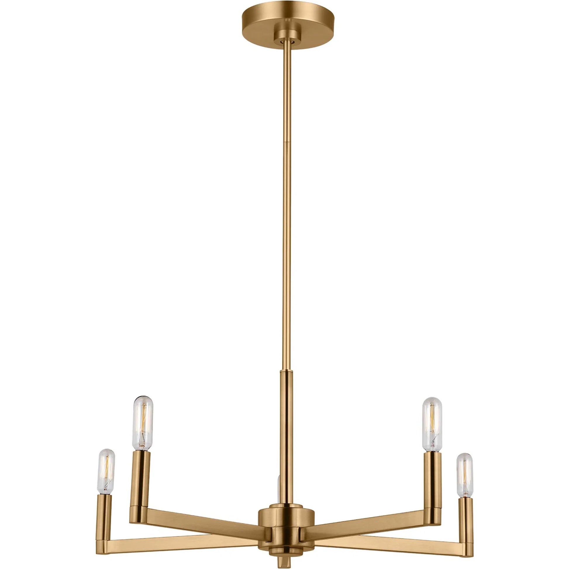 Fullton Five Light Chandelier by Visual Comfort & Co.. Made from steel in a unique style.