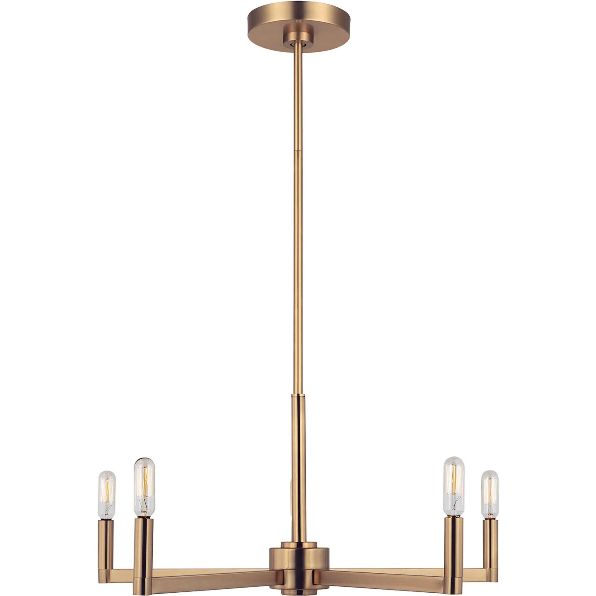 Fullton Five Light Chandelier by Visual Comfort & Co.. Made from steel in a unique style.