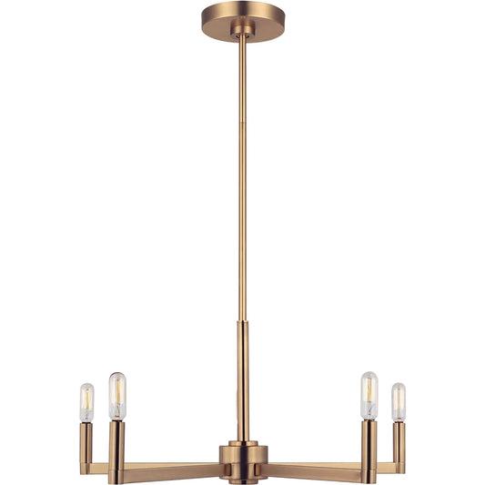 Fullton Five Light Chandelier by Visual Comfort & Co.. Made from steel in a unique style.