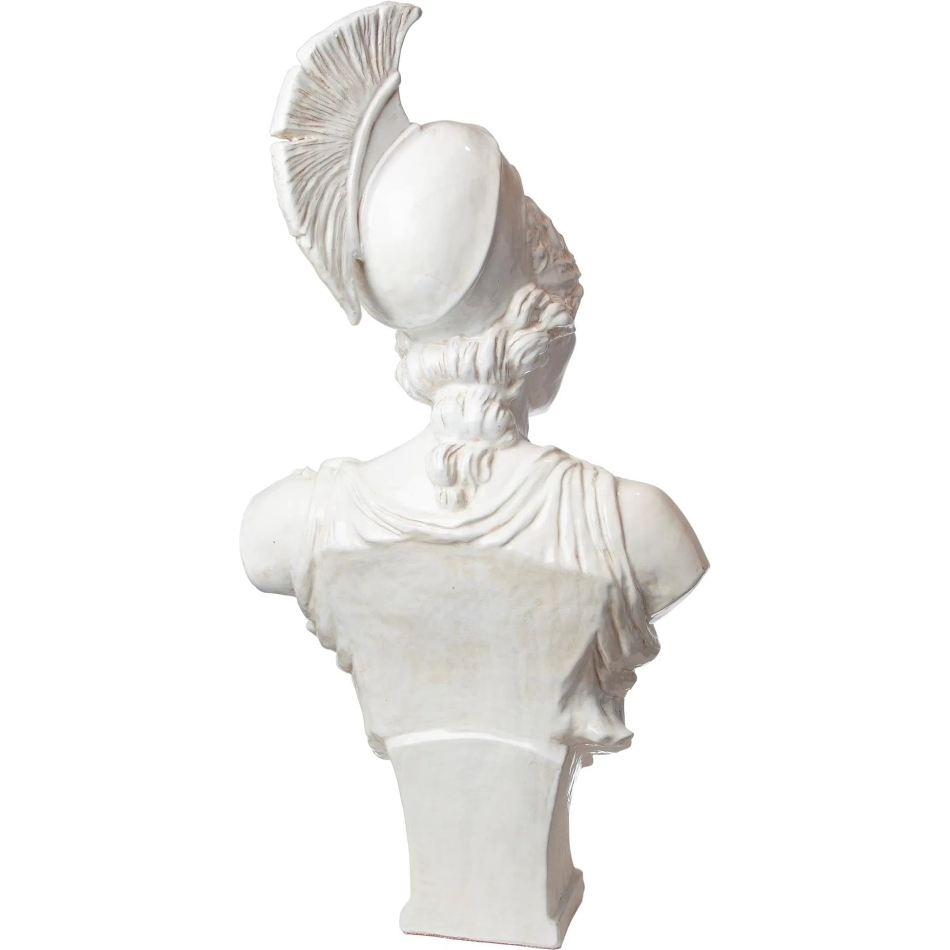 Athena Sculpture by Global Views. Made from italian ceramic in a traditional style.