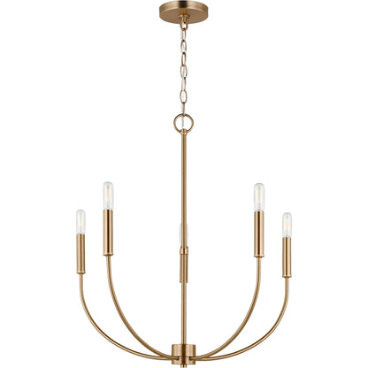 Greenwich Five Light Chandelier by Visual Comfort & Co.. Made from steel in a unique style.