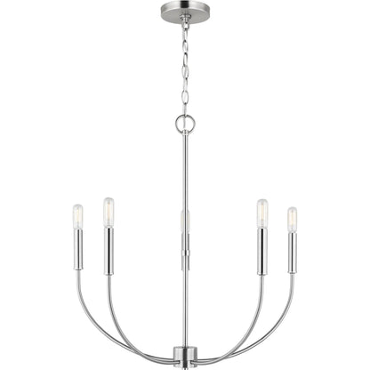Greenwich Five Light Chandelier by Visual Comfort & Co.. Made from steel in a unique style.