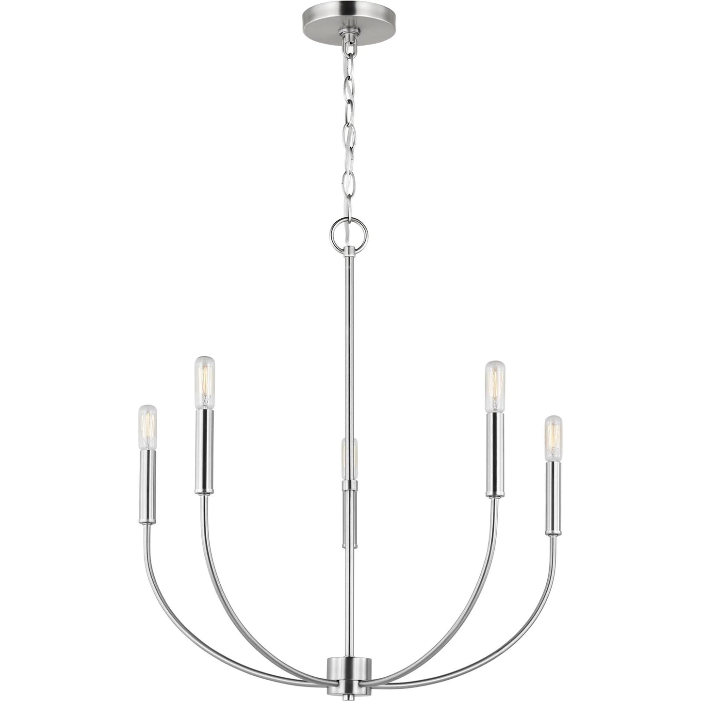 018 SI-2226113 | Additional Silo | Greenwich Five Light Chandelier by Visual Comfort & Co.. Made from steel in a unique style.