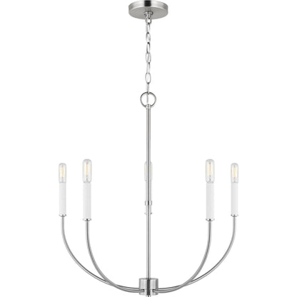 Greenwich Five Light Chandelier by Visual Comfort & Co.. Made from steel in a unique style.