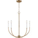 Greenwich Five Light Chandelier by Visual Comfort & Co.. Made from steel in a unique style.