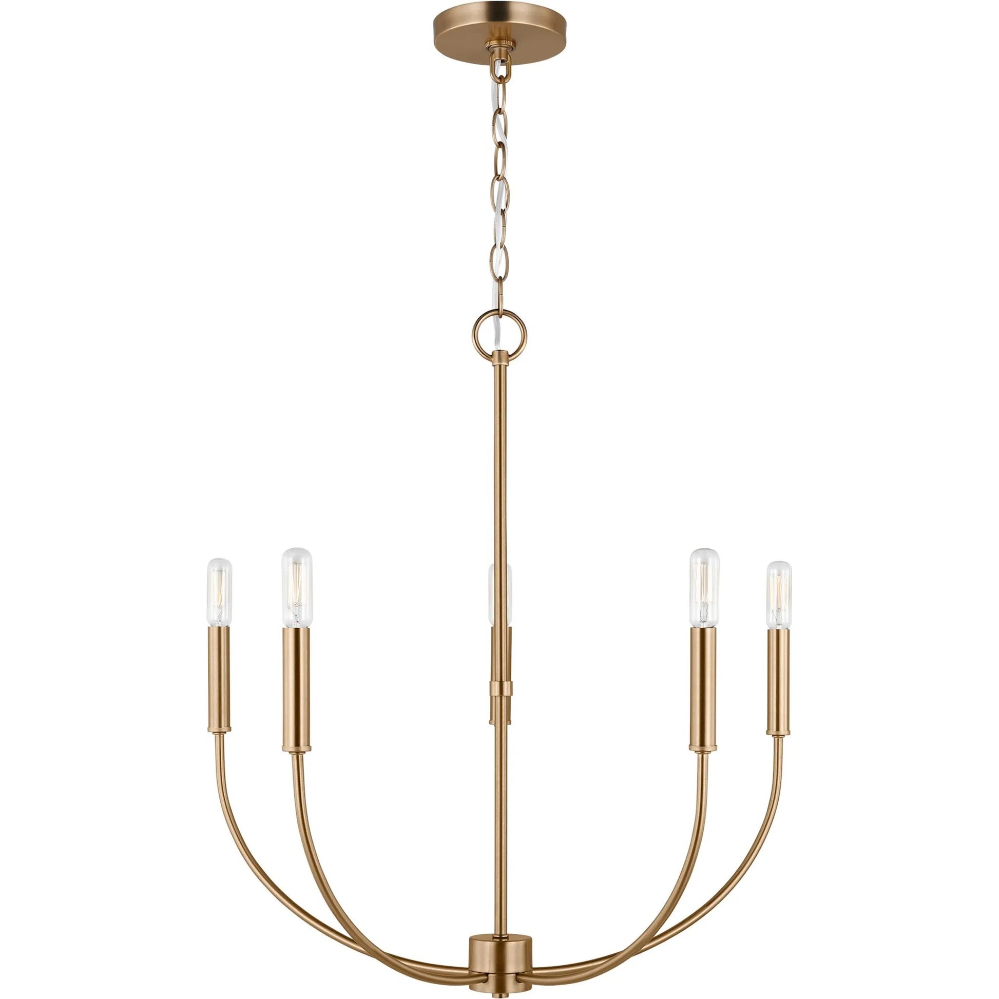 Greenwich Five Light Chandelier by Visual Comfort & Co.. Made from steel in a unique style.