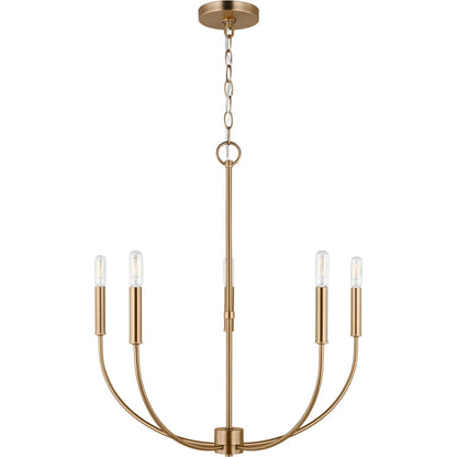 Greenwich Five Light Chandelier by Visual Comfort & Co.. Made from steel in a unique style.