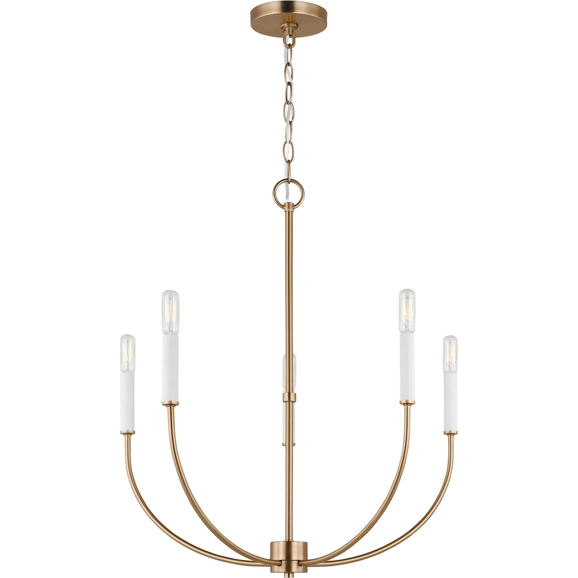 Greenwich Five Light Chandelier by Visual Comfort & Co.. Made from steel in a unique style.