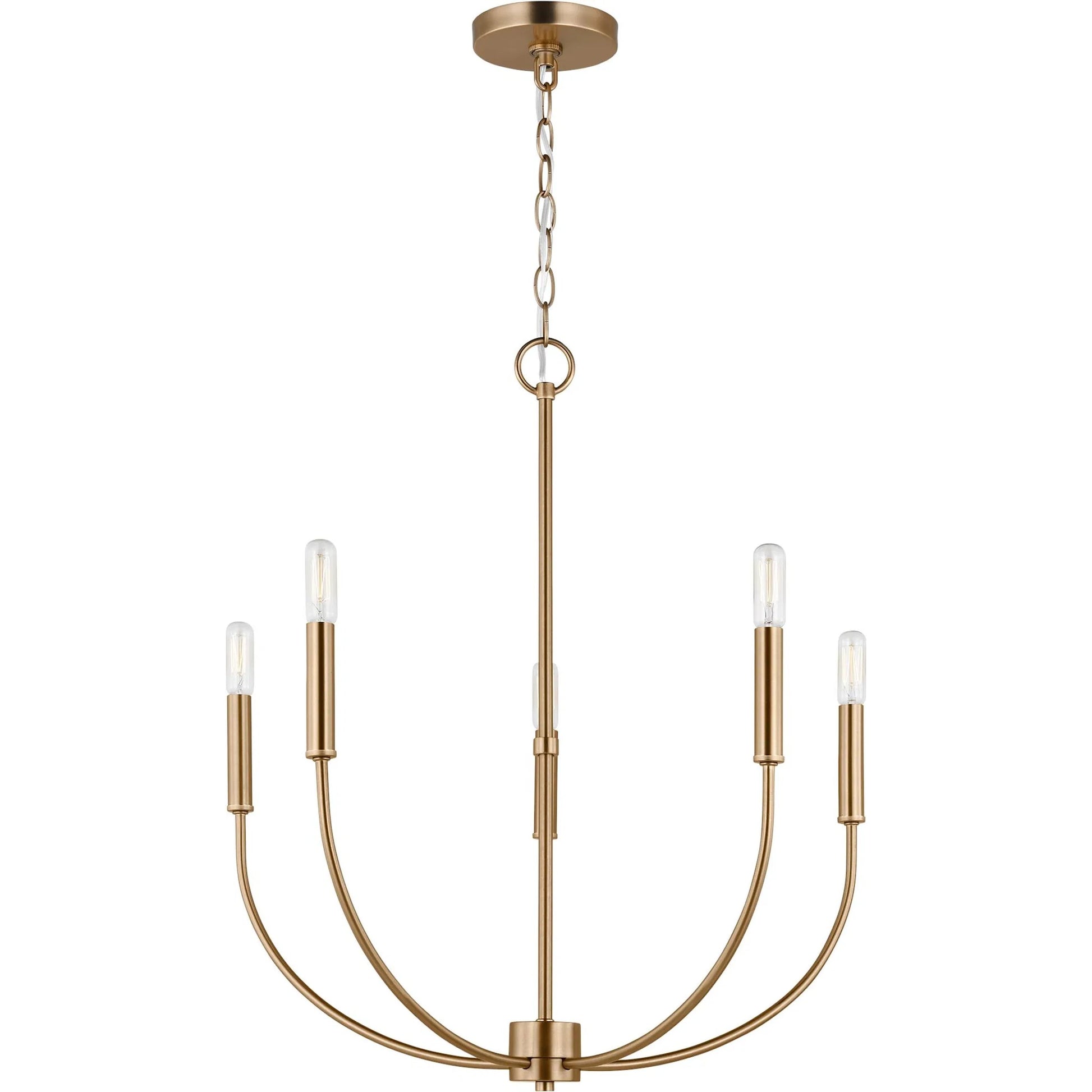 Greenwich Five Light Chandelier by Visual Comfort & Co.. Made from steel in a unique style.