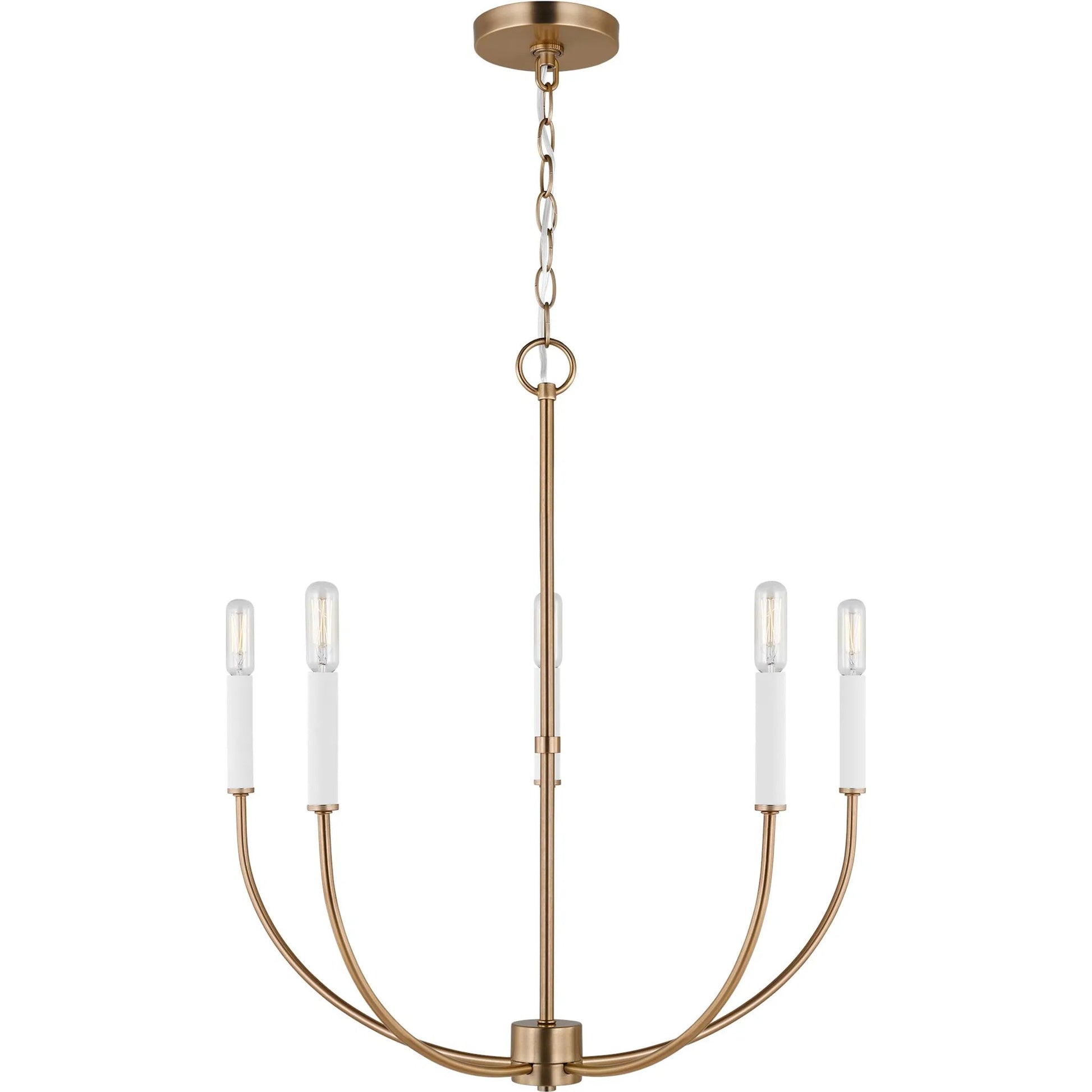 Greenwich Five Light Chandelier by Visual Comfort & Co.. Made from steel in a unique style.
